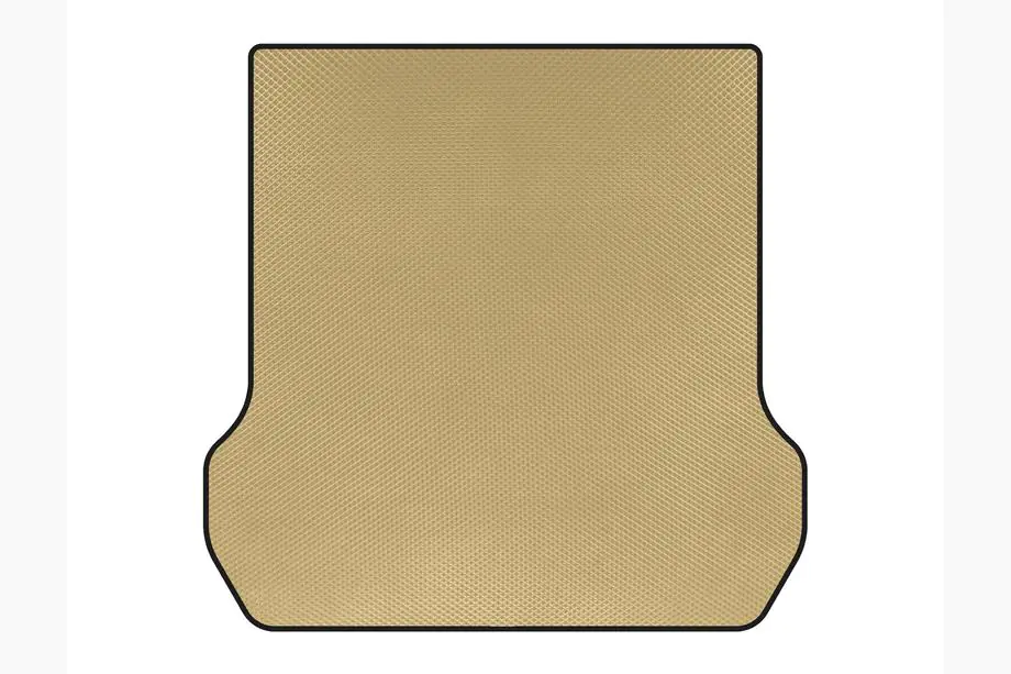 Opel Zafira A 1998-2005 EVA Trunk Mat (up to 2nd row, 2003-2005, 7-seater, Beige) Photo 1