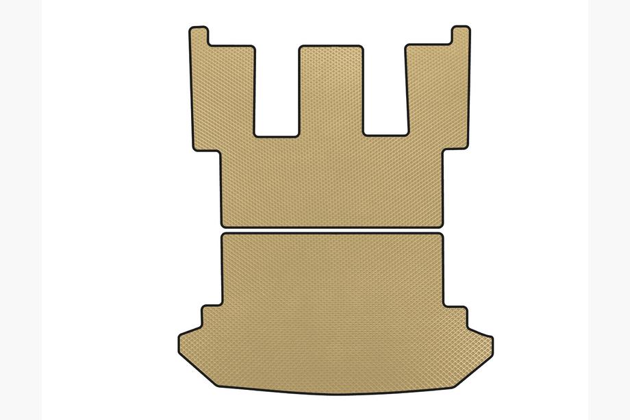 Peugeot 807 2002-2014 EVA Trunk Mat (Beige) Image