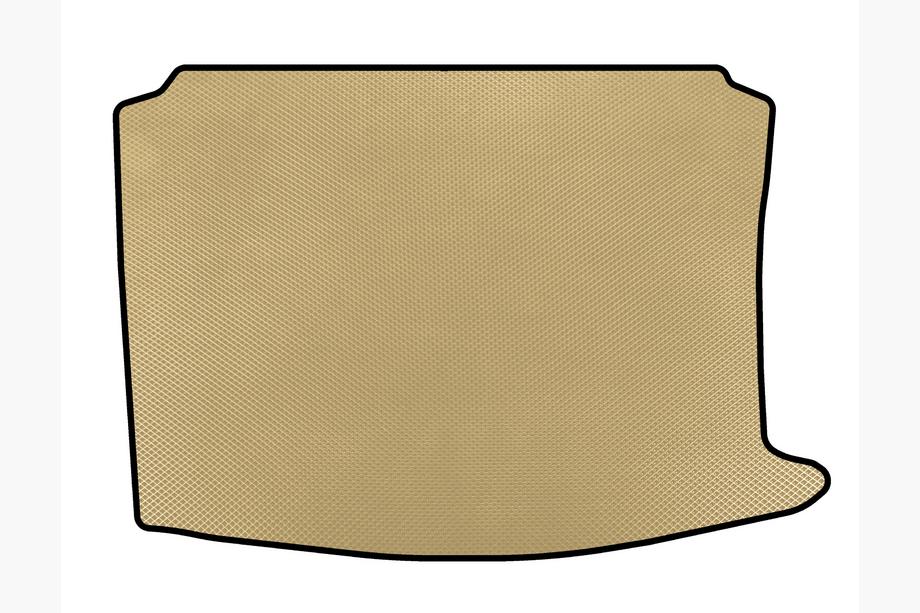 Seat Leon 1999-2005 EVA Trunk Mat (HB, 5-Door, Beige) Image