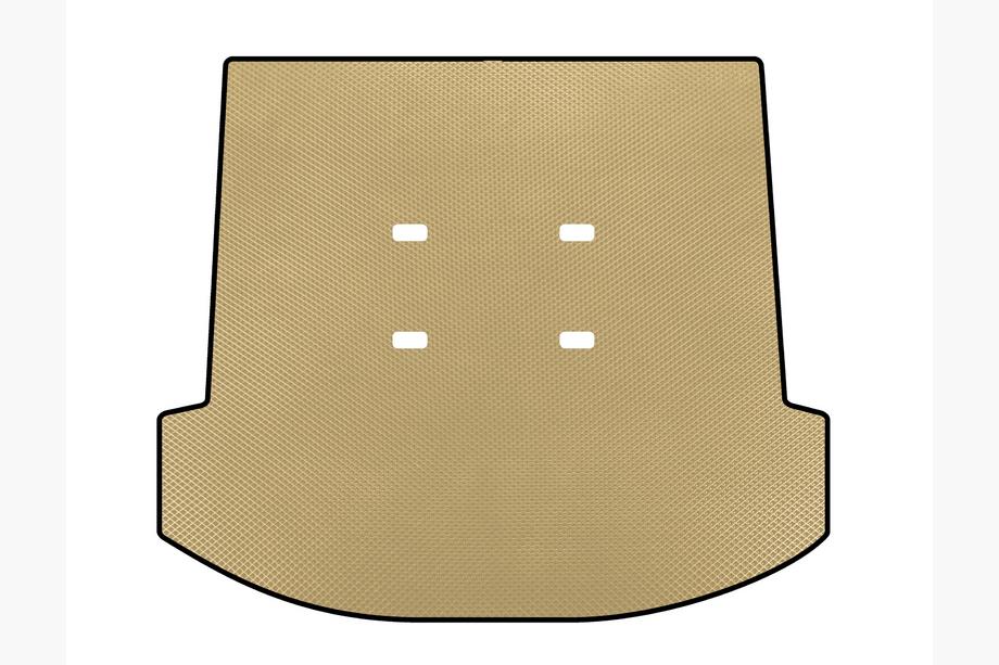 Toyota Fortuner 2006-2015 EVA Trunk Mat (Beige) Image