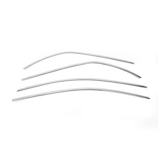 Upper window trim stainless steel (4 pcs) Toyota Corolla 2007-2013 photo 3