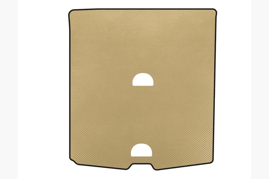 Volvo XC90 2015- EVA Trunk Mat (up to 2nd Row, Beige) Image