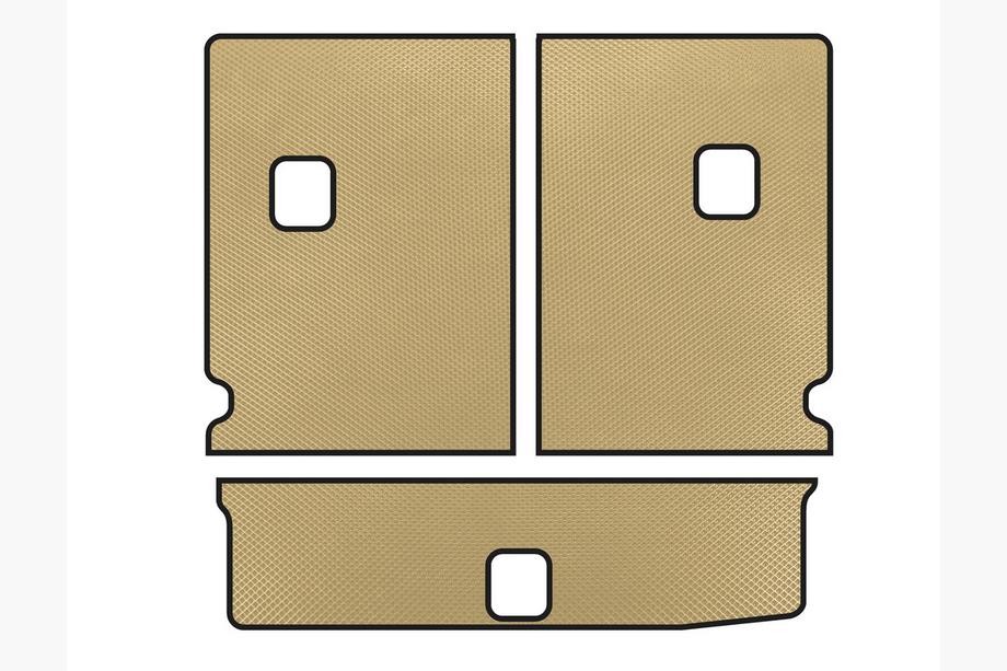Chevrolet Orlando 2010-2018 Trunk Mat V-1 (Beige) Image