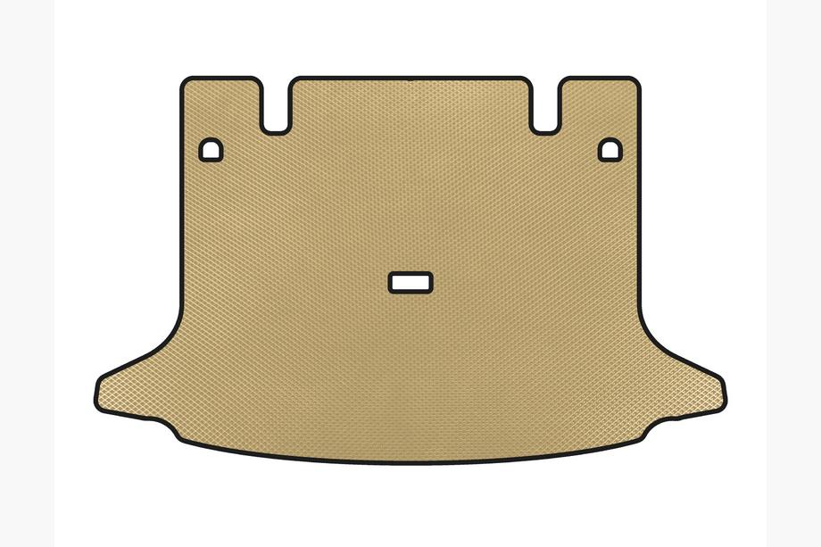 Dacia Logan I 2005-2008 Trunk Mat EVA (SW, 7-Seater, Beige) Image