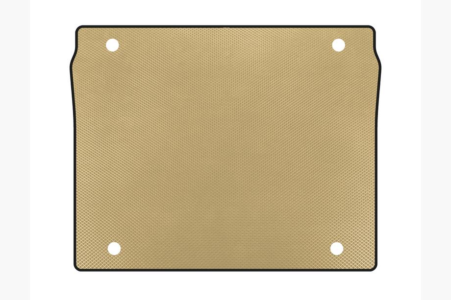 Fiat Doblo II 2010-2022 Trunk Mat (5-Seater/Short Wheelbase, Beige) Photo 1