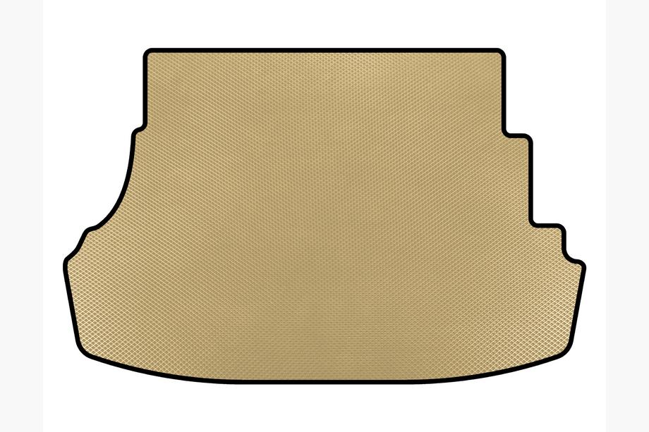 Hyundai Accent 2017-2023 EVA Trunk Mat (SD, Beige) Image