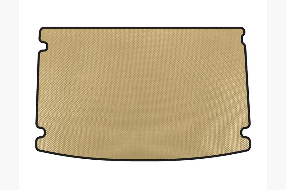 Hyundai Getz 2002- Trunk Mat (HB, 5-Door, Beige) Image