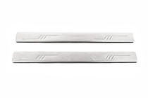 Toyota Corolla 2007-2013 Door Sill Protectors OmsaLine (2 pcs, Stainless Steel) photo 2
