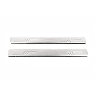 Door Sill Protectors OmsaLine (2 pcs, Stainless Steel) Toyota Corolla 2007-2013 photo 2