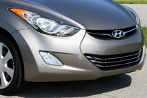 Hyundai Elantra (MD/UD) 2011-2015 Grille Covers (3 pcs, Stainless Steel) photo 1