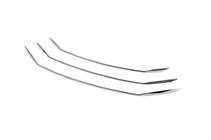 Hyundai Elantra (MD/UD) 2011-2015 Grille Covers (3 pcs, Stainless Steel) photo 3