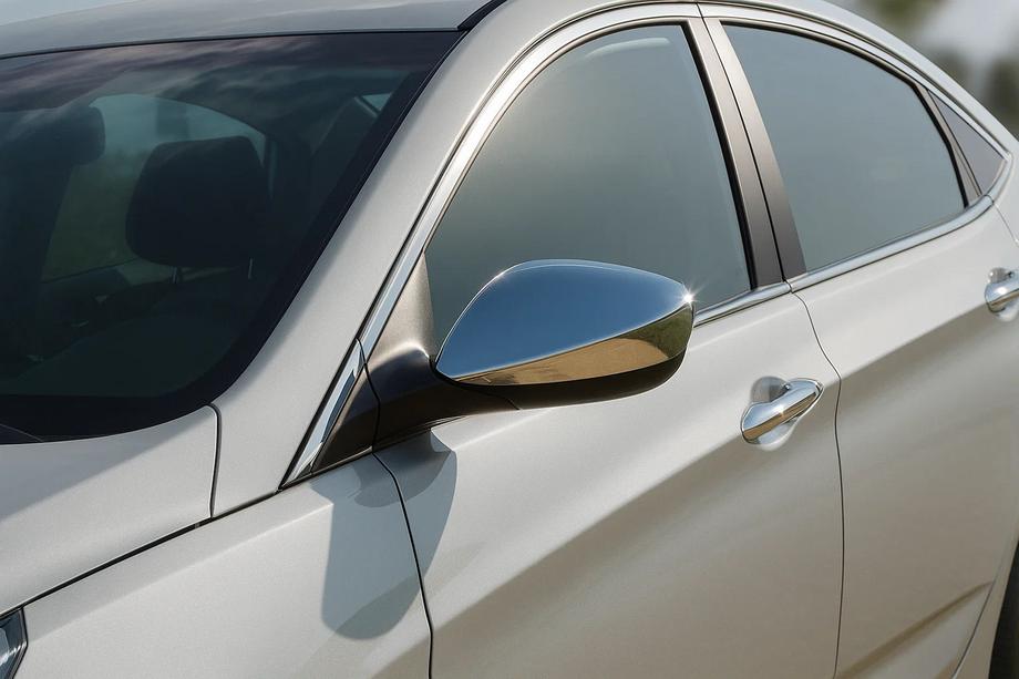 Hyundai Elantra (MD/UD) 2011-2015 Mirror covers without indicator (2 pcs, stainless steel) Image