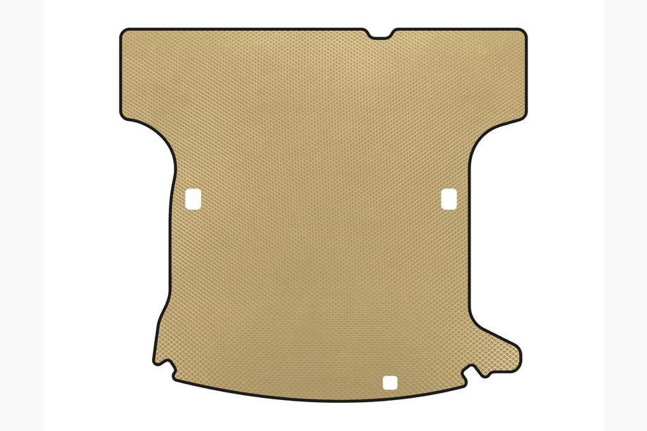 Renault Logan I 2005-2008 Trunk Mat (2005-2009, SW, 5-Seater, Beige) Photo 1