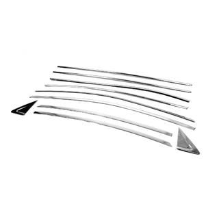 Full Window Trim Set (10 pcs, Stainless Steel) photo 3