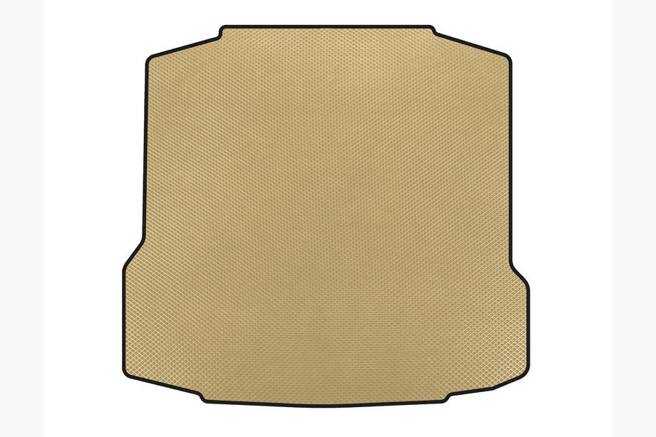Skoda Rapid 2012-2019 Trunk Mat (Liftback, Beige) Image