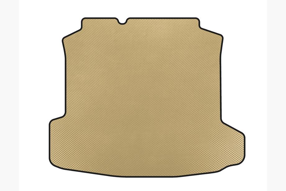 Volkswagen Polo 2010-2017 Trunk Mat EVA (SD, Beige) Image