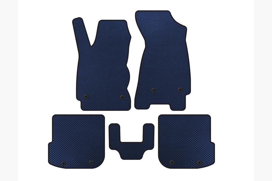 Audi A4 B5 1994–2001 EVA floor mats (Sedan, Blue) Image