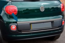 Fiat 500/500L 2013-2022 Trunk trim stainless steel OmsaLine - Italian Stainless Steel photo 3