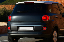 Fiat 500/500L 2013-2022 Trunk trim stainless steel OmsaLine - Italian Stainless Steel photo 1