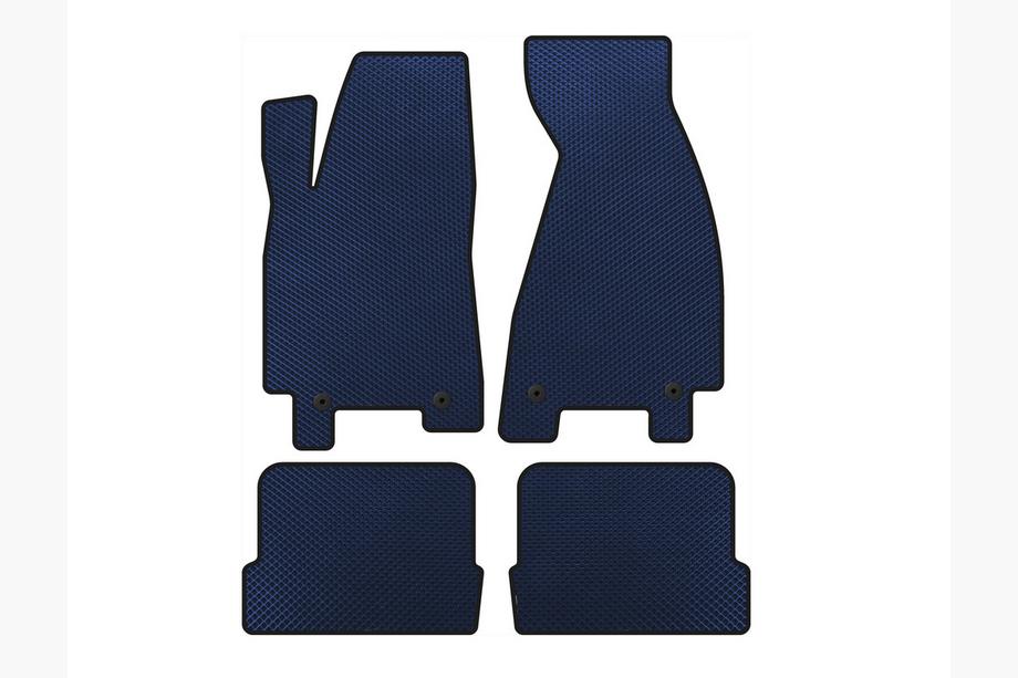 Audi 80/90 1987-1996 EVA Floor Mats (1991-1996, Coupe, Blue) Image