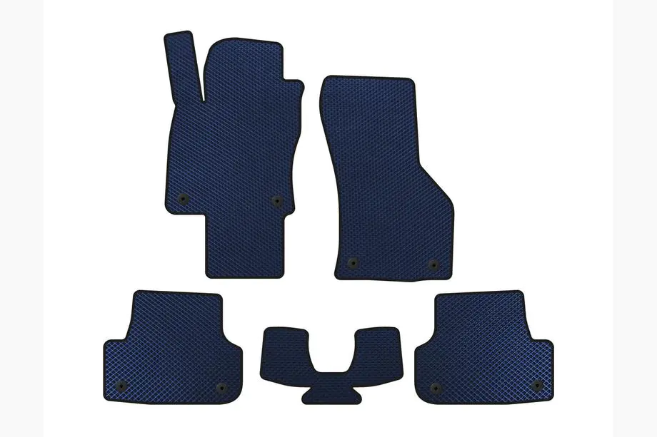 Audi A3 2012-2020 EVA Floor Mats (for E-tron, Sportback, Blue) Image