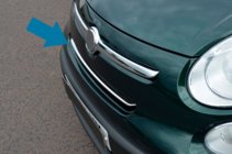 Fiat 500/500L 2013-2022 Chrome Grille Covers (Popstar, Stainless Steel) photo 2
