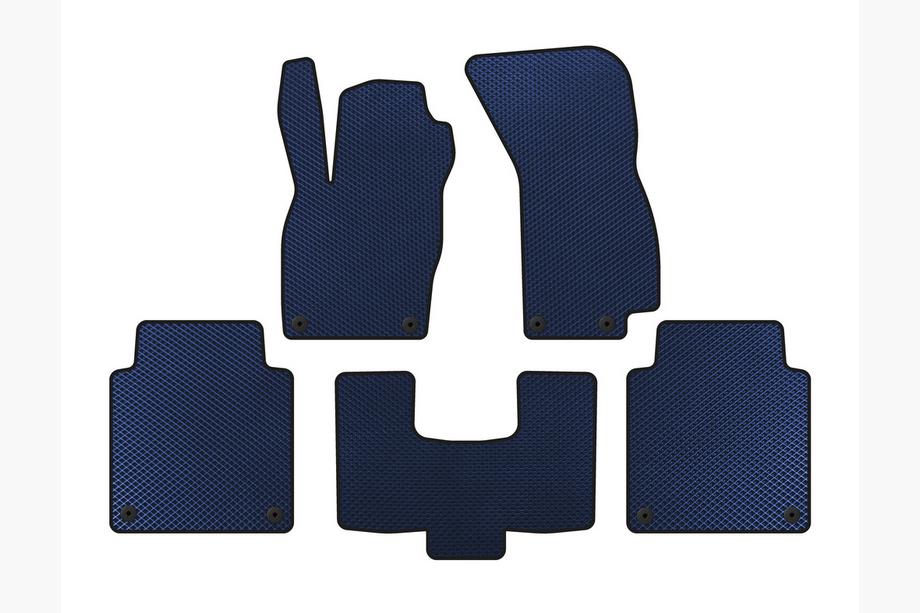 Audi A8 2018- EVA Floor Mats (Long, Blue) Image