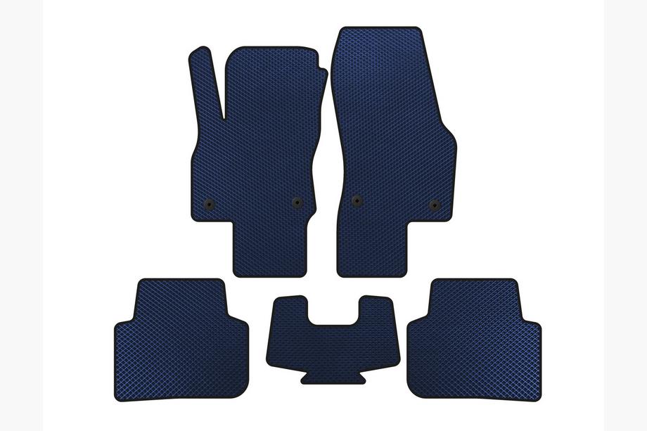 Audi Q3 2019–2025 EVA Floor Mats (Blue) Image