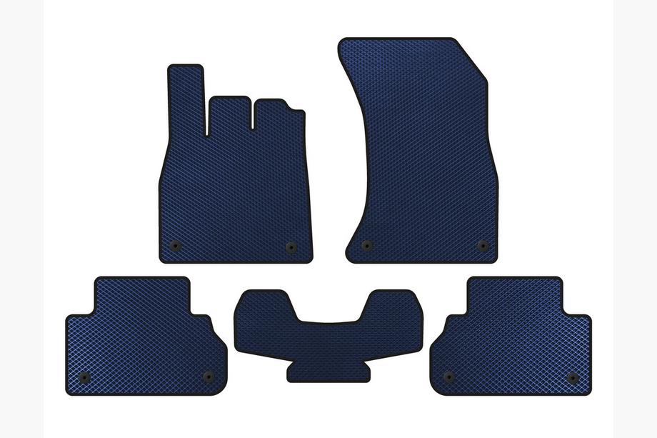 Audi Q5 2017-2025 EVA Floor Mats (Blue) Image