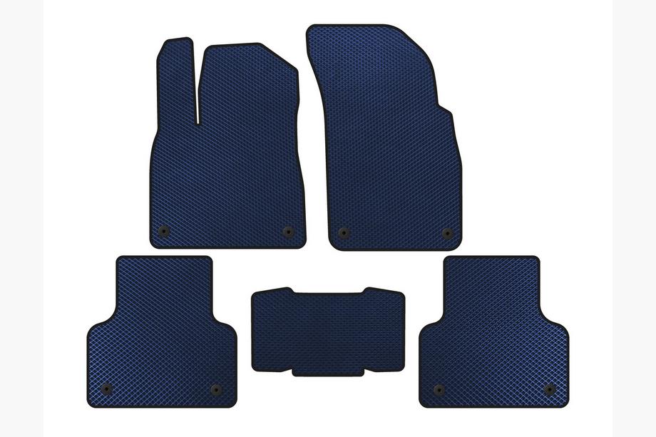 Audi Q8 2018- EVA Floor Mats (Blue) Image