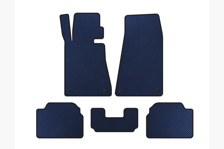 BMW 5 Series E34 1988-1995 EVA Floor Mats (Blue) Image