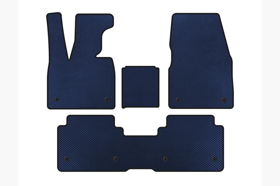 BMW I3 2013-2022 EVA Floor Mats (Blue) Image