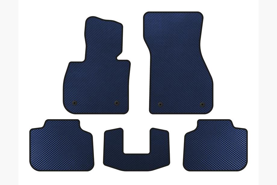 BMW X1 F48 2015-2022 EVA Floor Mats (Blue) Image