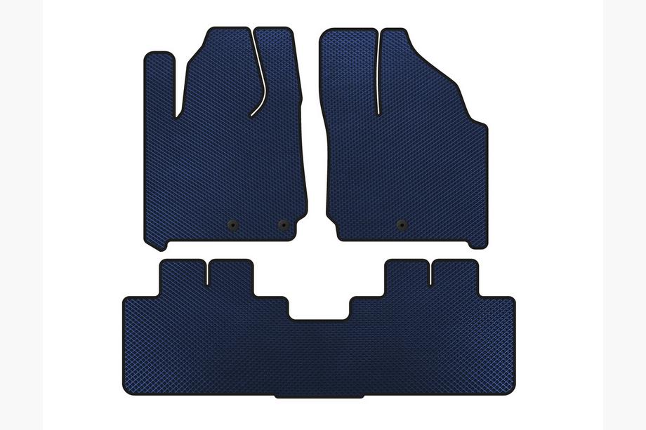 Cadillac SRX 2010-2016 EVA Floor Mats (Blue) Image
