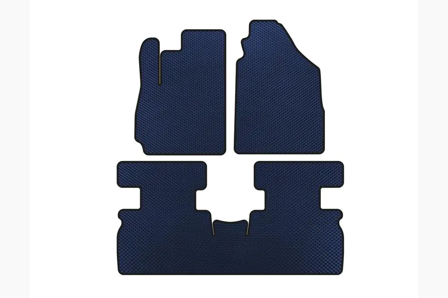 Jetour X70 2018- EVA Floor Mats (2 Rows, Blue) Image