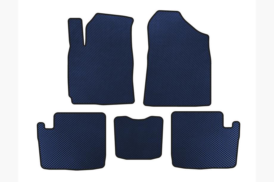 Chery Tiggo 1 2005-2016 EVA Floor Mats (2005-2009, Blue) Image