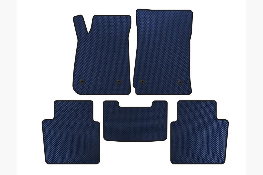 Chevrolet Impala 2013-2020 EVA Floor Mats (SD, Blue) Image