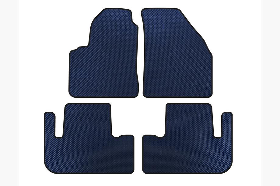 Chevrolet Tacuma/Rezzo 2000-2008 EVA Floor Mats (Blue) Image