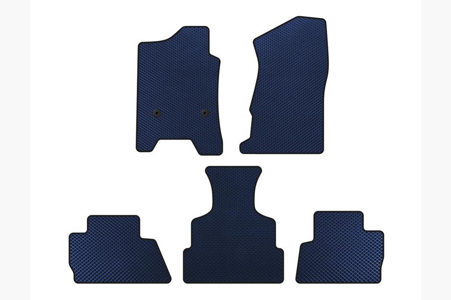 Chevrolet Tahoe 2014-2019 EVA Floor Mats (2014-2020, Blue) Image