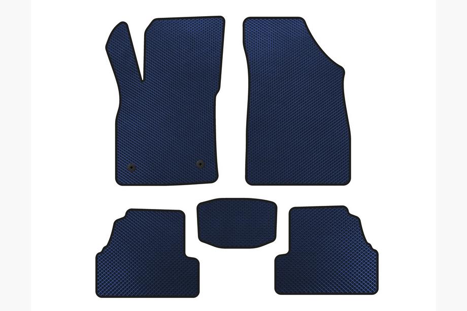 Chevrolet Trax 2012-2023 EVA Floor Mats (2019-2023, Blue) Image