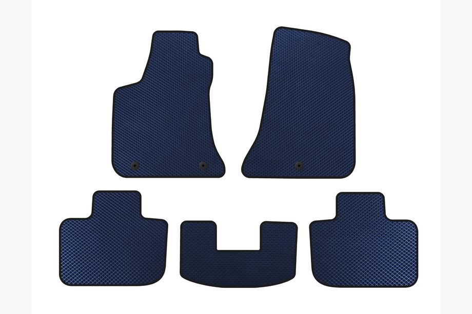 Chrysler C300 2011-2023 EVA Floor Mats V1 (Blue) Image
