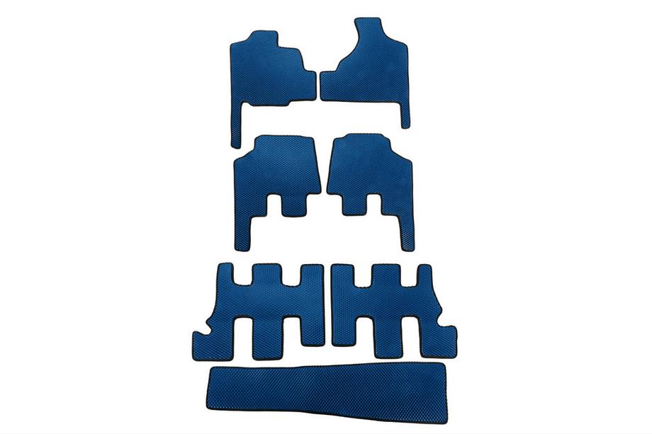 Chrysler Voyager 2001-2007 EVA Floor Mats (for Grand Voyager, Automatic, Blue) Image