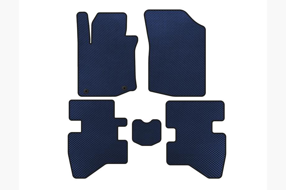 Citroen C-1 2005-2014 EVA Floor Mats (HB, Blue) Image