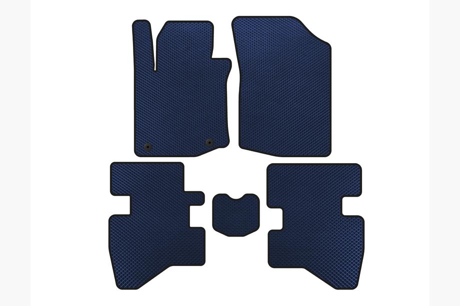 Citroen C-1 2014-2021 EVA Floor Mats (HB, Blue) Image