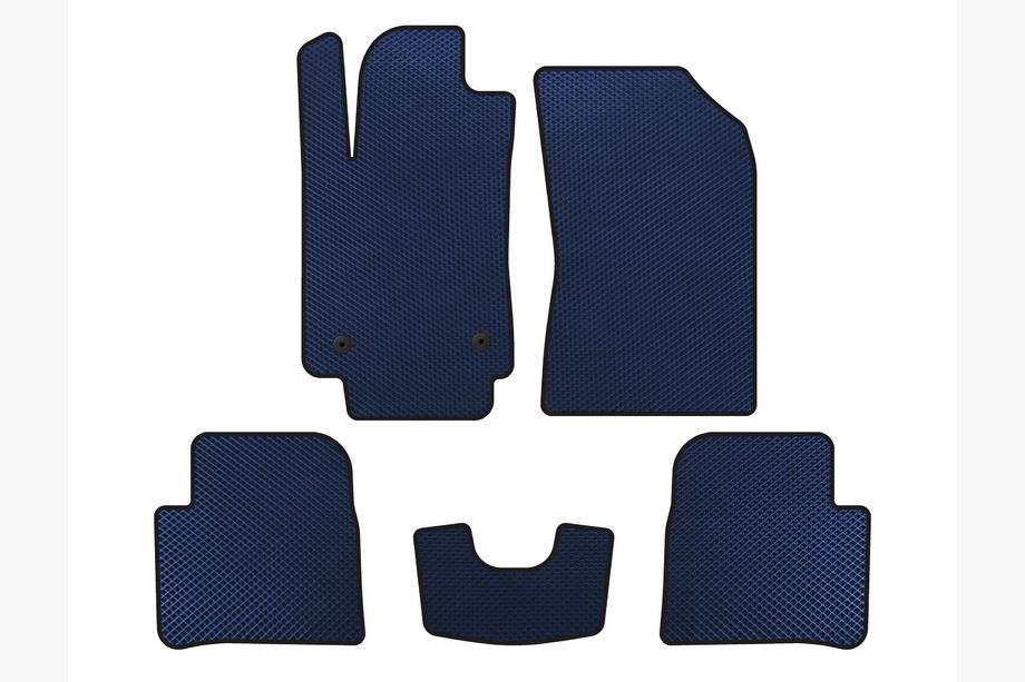 Citroen C-3 2016-2023 EVA Floor Mats (HB, Blue) Image