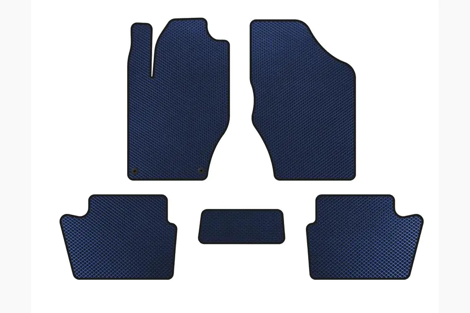 Citroen DS-4 2010-2015 EVA Floor Mats (HB, Pre-Facelift, Blue) Image