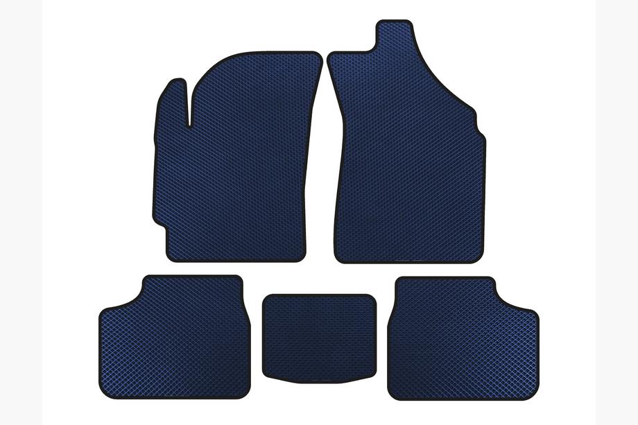 Daewoo Matiz 1998-2008 EVA Floor Mats (Blue) Image