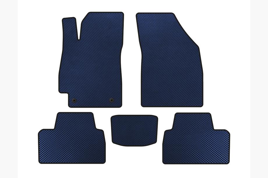Daewoo Nubira 1997-1999 EVA Floor Mats (SD, Blue) Image