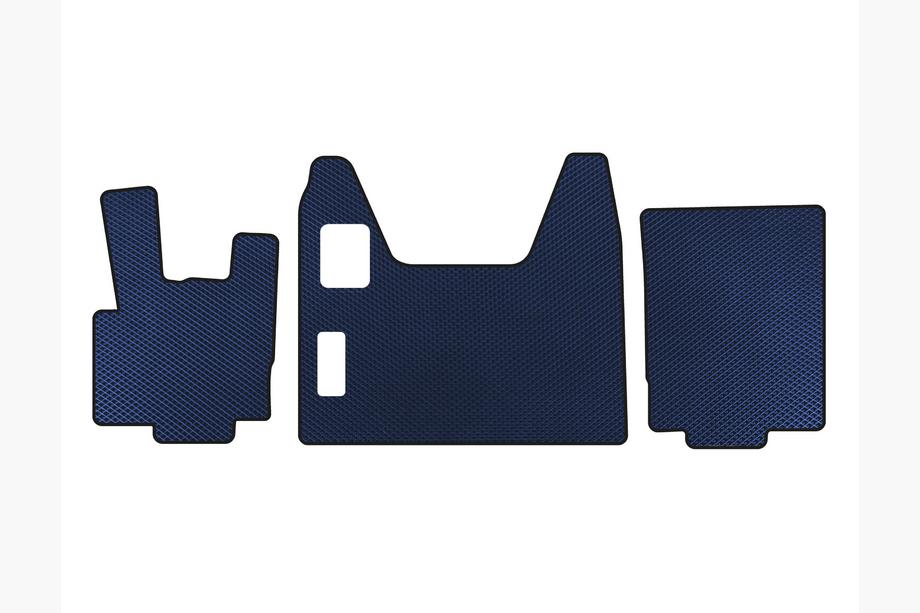 DAF XF95 2002-2006 EVA Floor Mats (Blue) Image