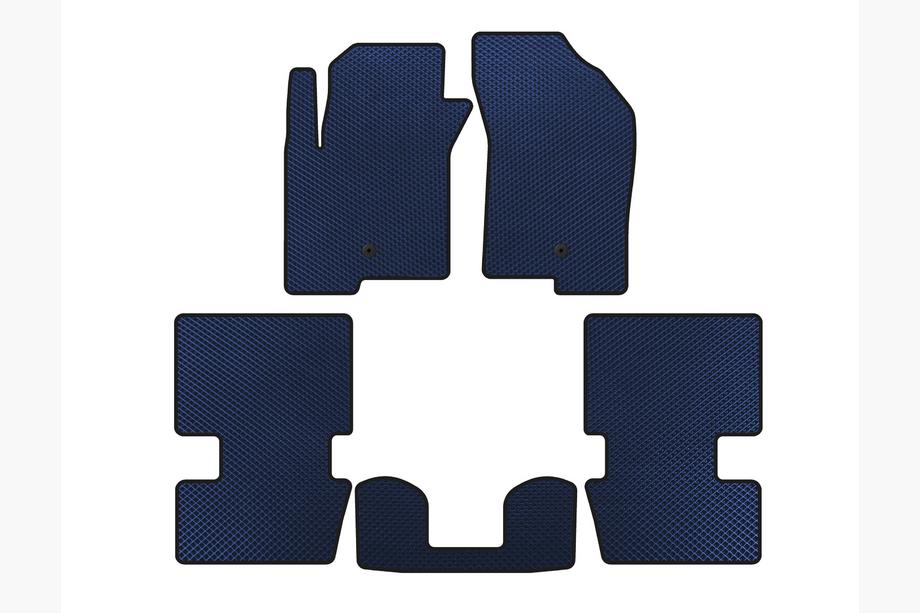 Dodge Caliber 2006-2011 EVA Floor Mats (HB, Blue) Image